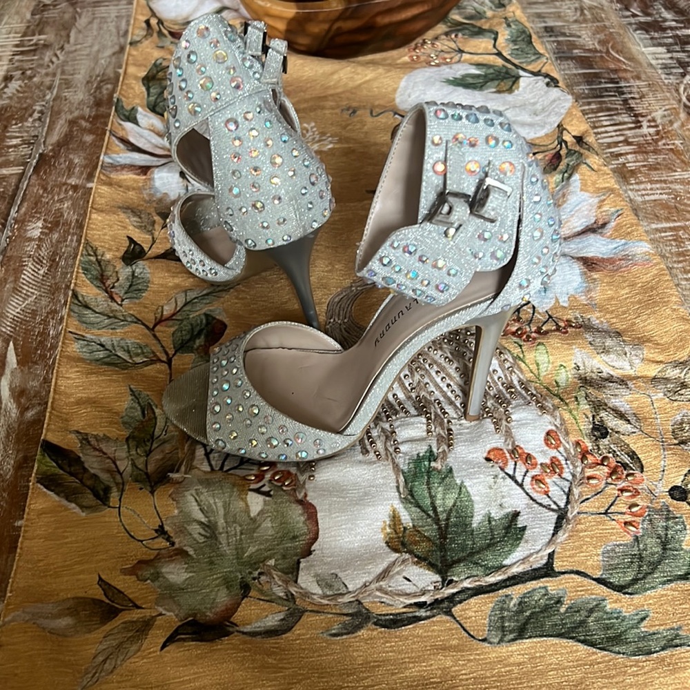 Fun sparkly Chinese Laundry heels. Worn a handful of times.